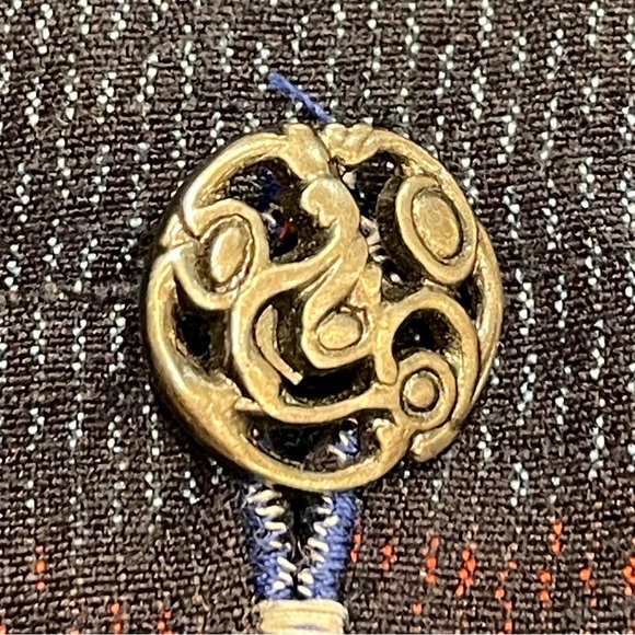 Anne Namba Silk Blue Hawaiian Aloha Shirt Mens Size Medium - Picture 7 of 12